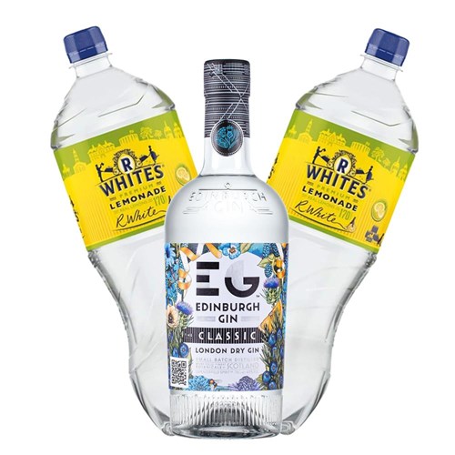 Edinburgh Classic Gin 70cl with R Whites Premium Lemonade Mixer